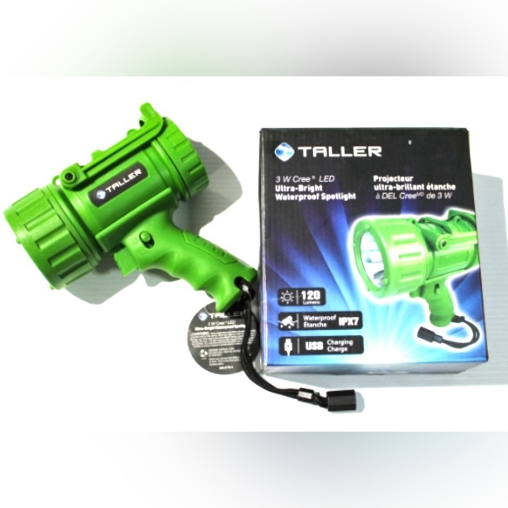 Green Waterproof Spotlight